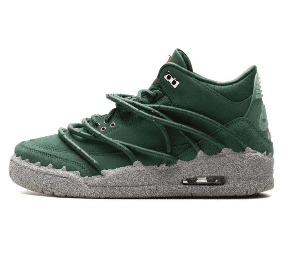 Air Jordan 3 x Teyana Taylor Concrete Rose Sneaker Paar vorne Perspective