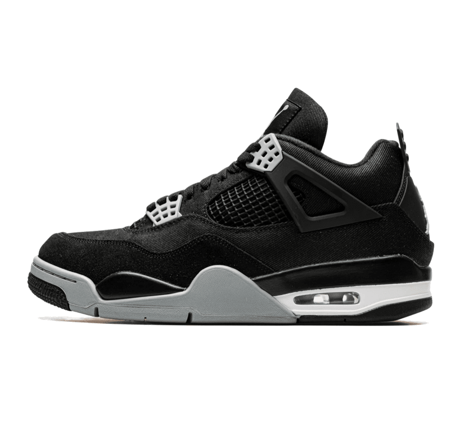 Air Jordan 4 Black Canvas