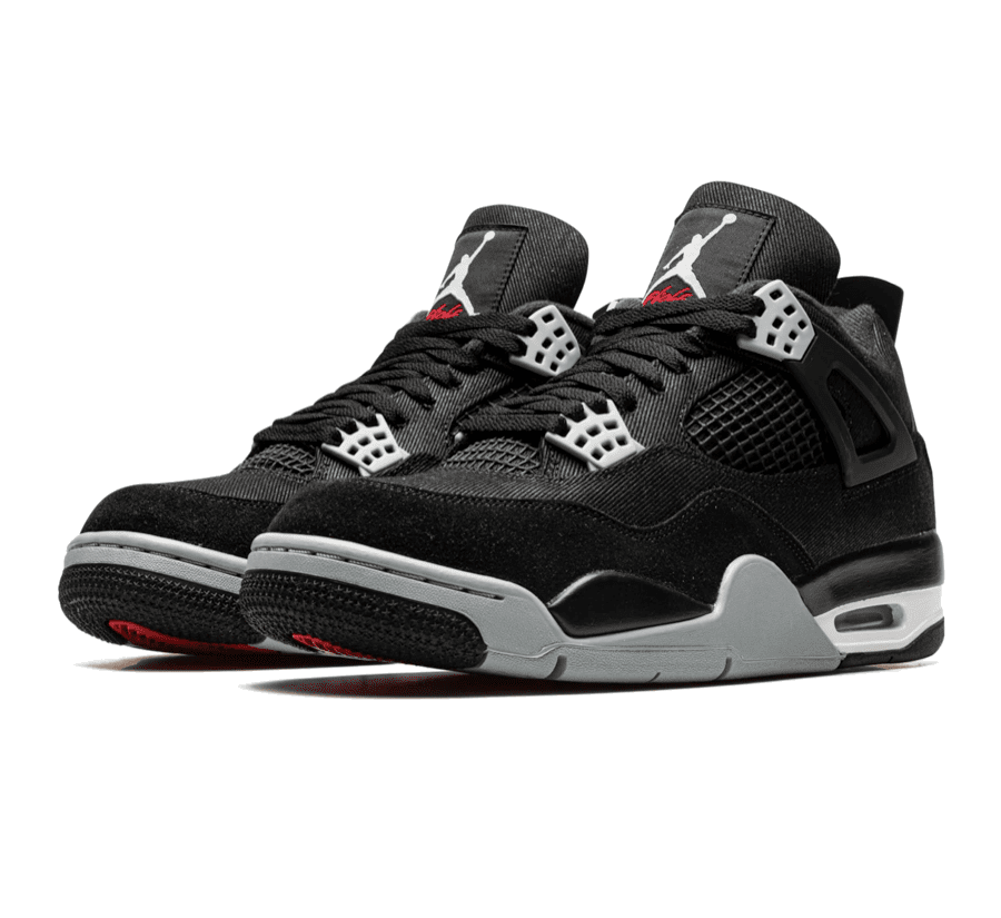 Air Jordan 4 Black Canvas
