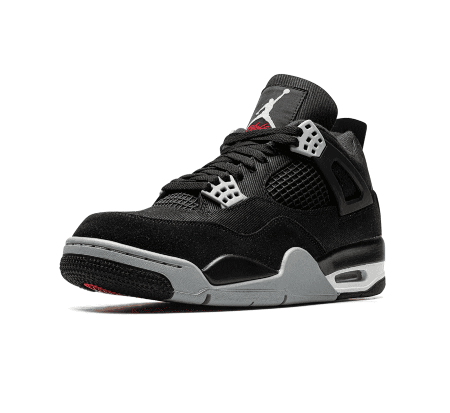 Air Jordan 4 Black Canvas