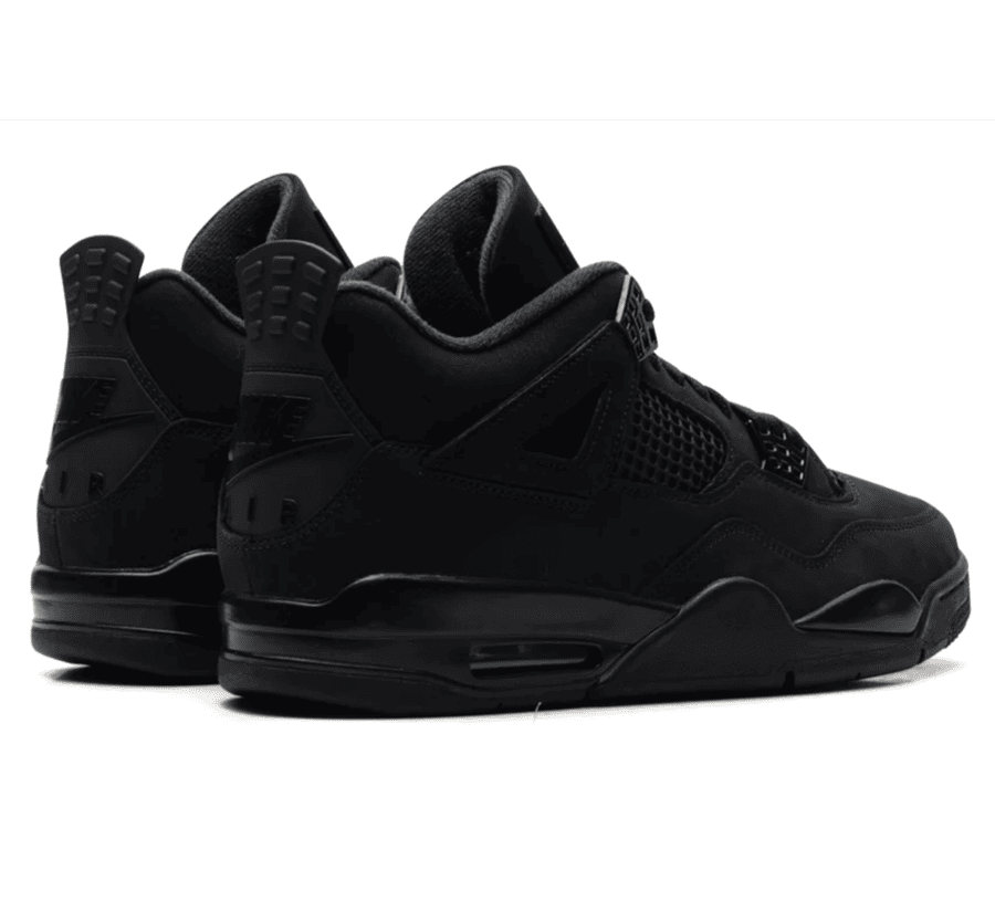 Air Jordan 4 Black Cat - schwarzer Sneaker