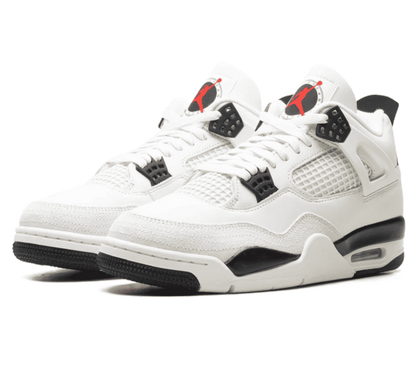 Air Jordan 4 Flight Club - weiß schwarzer Sneaker