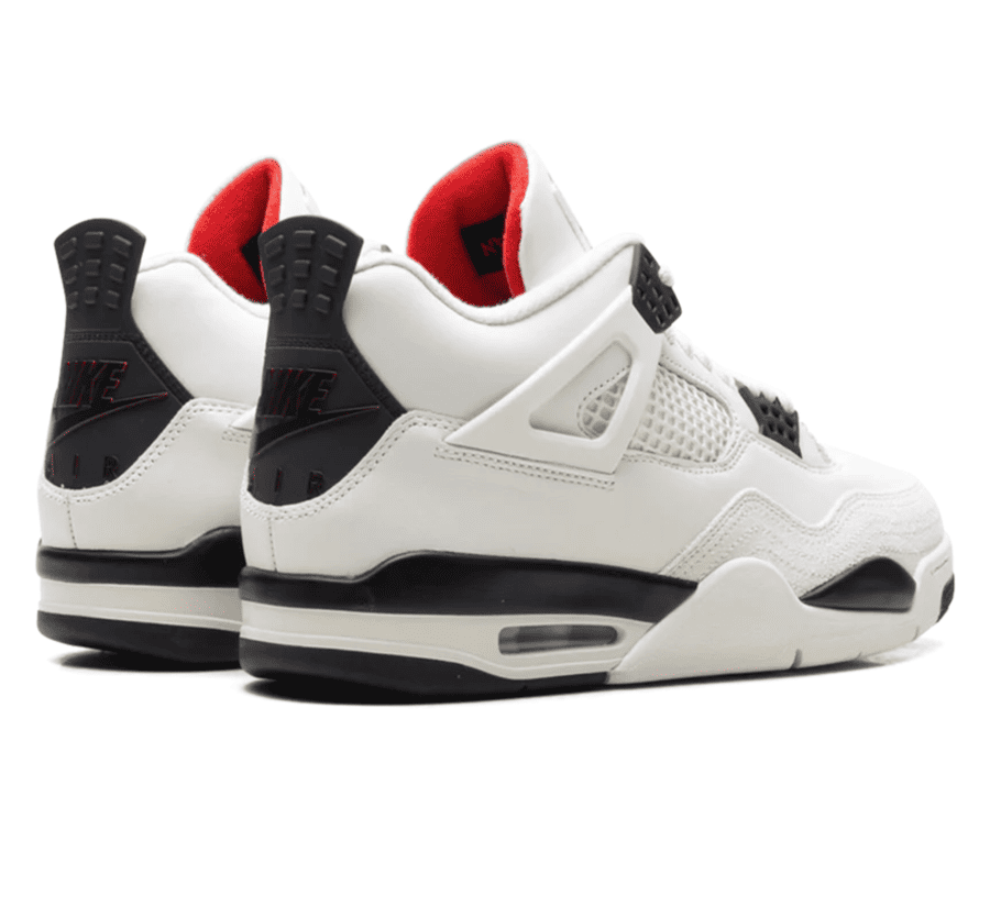 Air Jordan 4 Flight Club - weiß schwarzer Sneaker