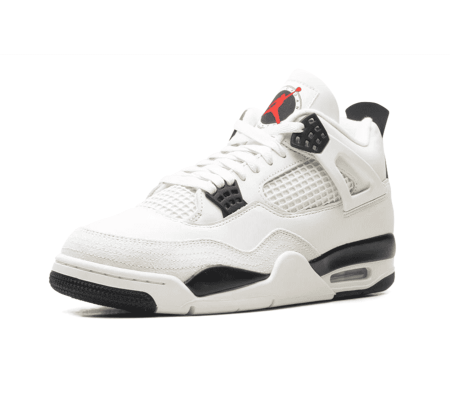 Air Jordan 4 Flight Club - weiß schwarzer Sneaker
