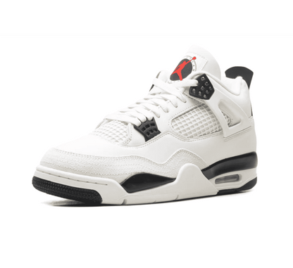 Air Jordan 4 Flight Club - weiß schwarzer Sneaker