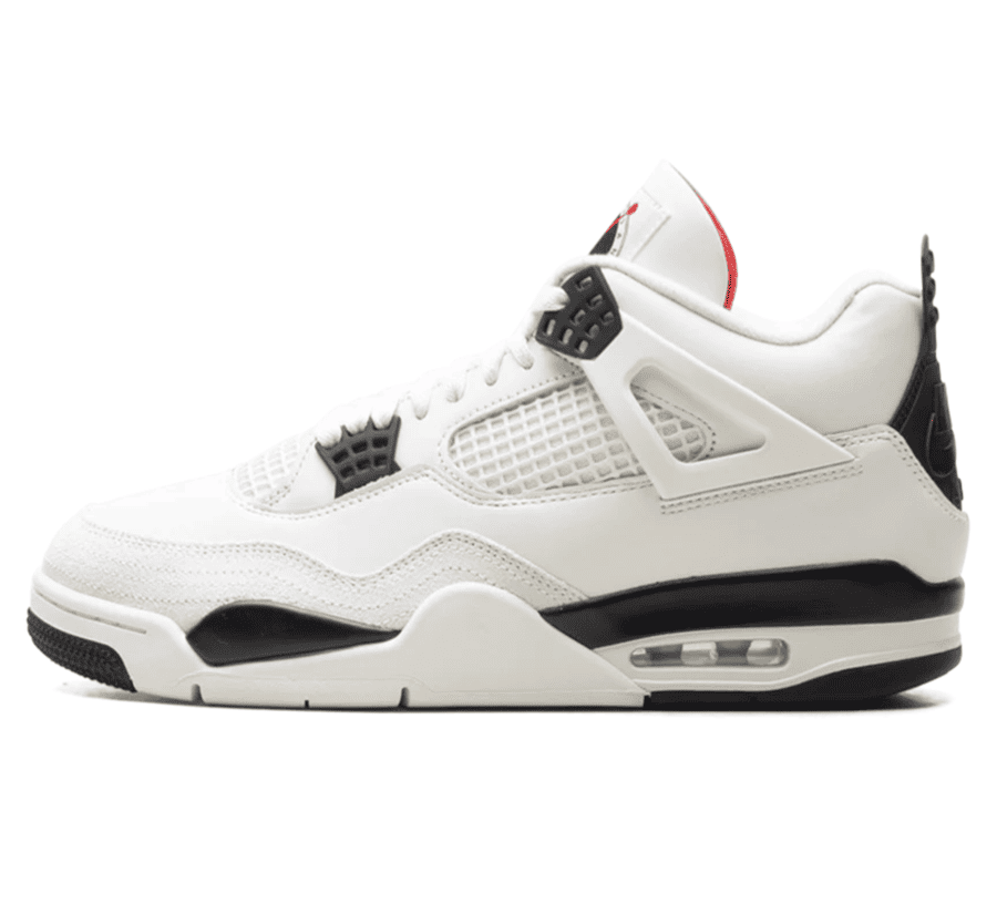Air Jordan 4 Flight Club - weiß schwarzer Sneaker