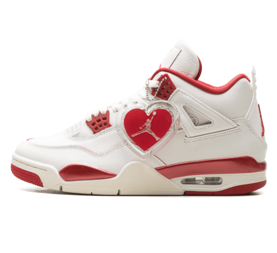 Air Jordan 4 Valentine's Day (W) - weiß roter Sneaker
