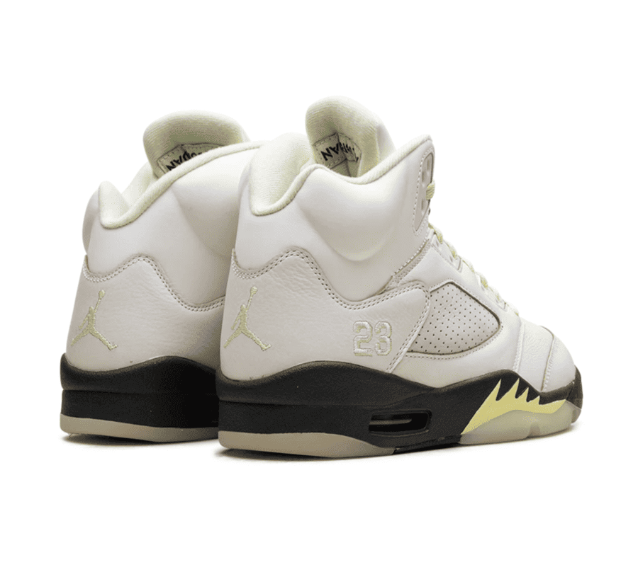 Air Jordan 5 Luminous Green (W) - weiß grüner Sneaker