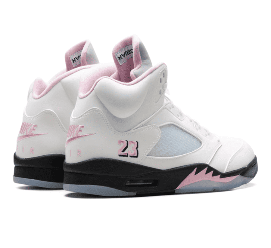 Air Jordan 5 Medium Soft Pink - weiß pinker Sneaker
