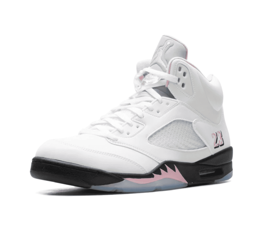 Air Jordan 5 Medium Soft Pink - weiß pinker Sneaker