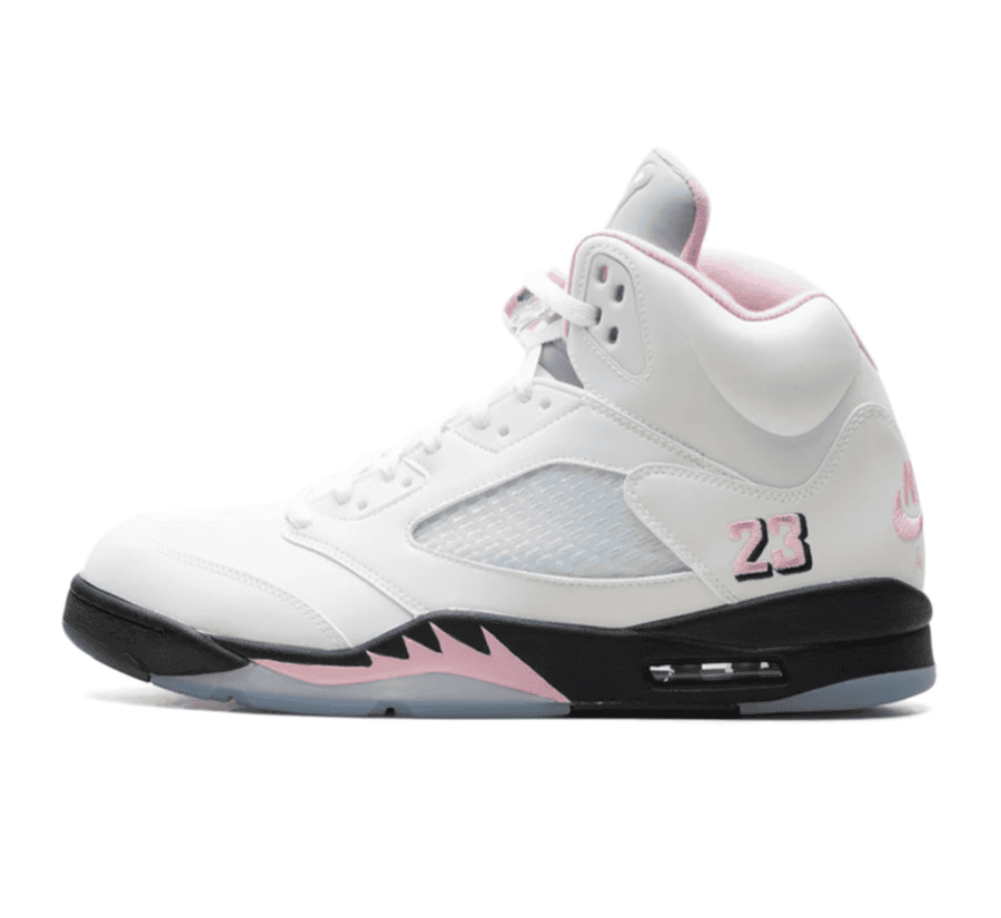 Air Jordan 5 Medium Soft Pink - weiß pinker Sneaker
