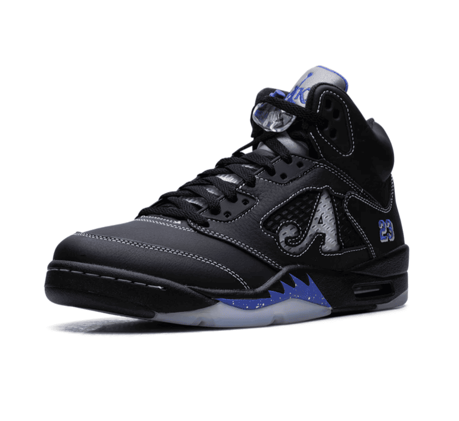 Air Jordan 5 x Awake NY ＂Racer Blue＂ - schwarz blauer Sneaker