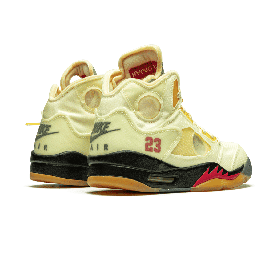 Air Jordan 5 x Off-White 'Sail'