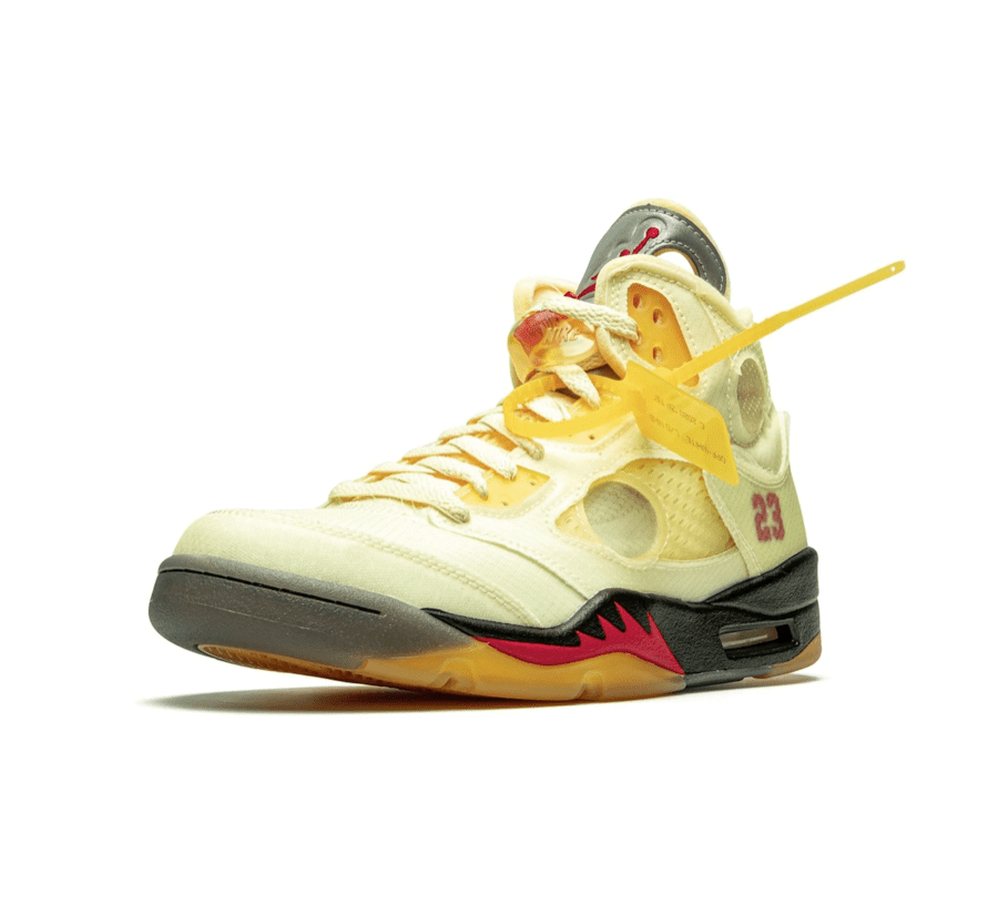 Air Jordan 5 x Off-White 'Sail'