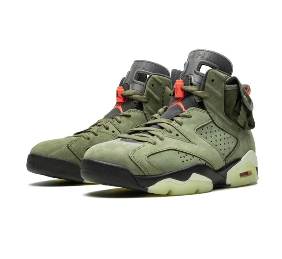 Air Jordan 6 x Travis Scott 'Olive'
