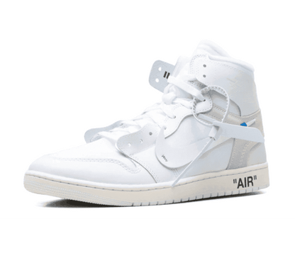 Air Jordan 1 High OG Virgil Abloh Archive Alaska einzelner Sneaker seitlich
