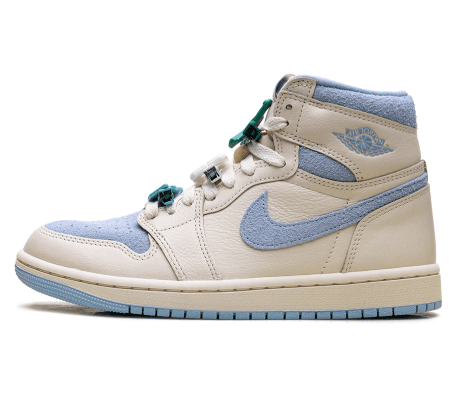 Air Jordan 1 High OG Psychic Blue Damen Sneaker Paar vorne Perspective