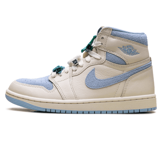 Air Jordan 1 High OG Psychic Blue Damen Sneaker Paar vorne Perspective