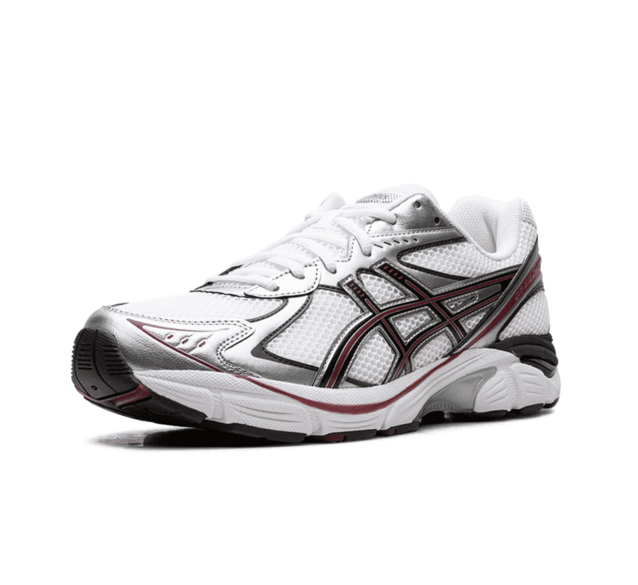 ASICS GT-2160 White Oxblood einzelner Sneaker seitlich