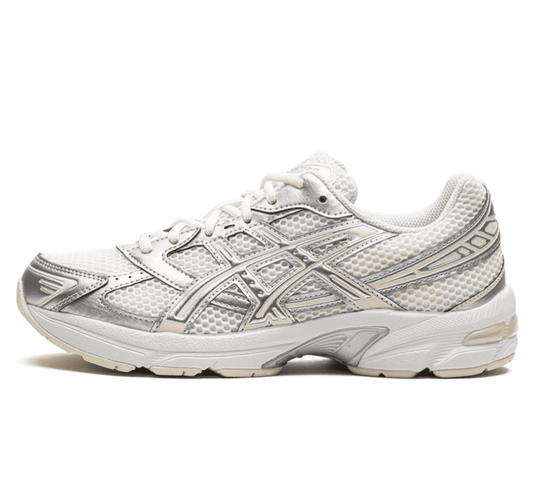 ASICS Gel-1130 Cream Pure Silver Damen Sneaker Paar vorne Perspective
