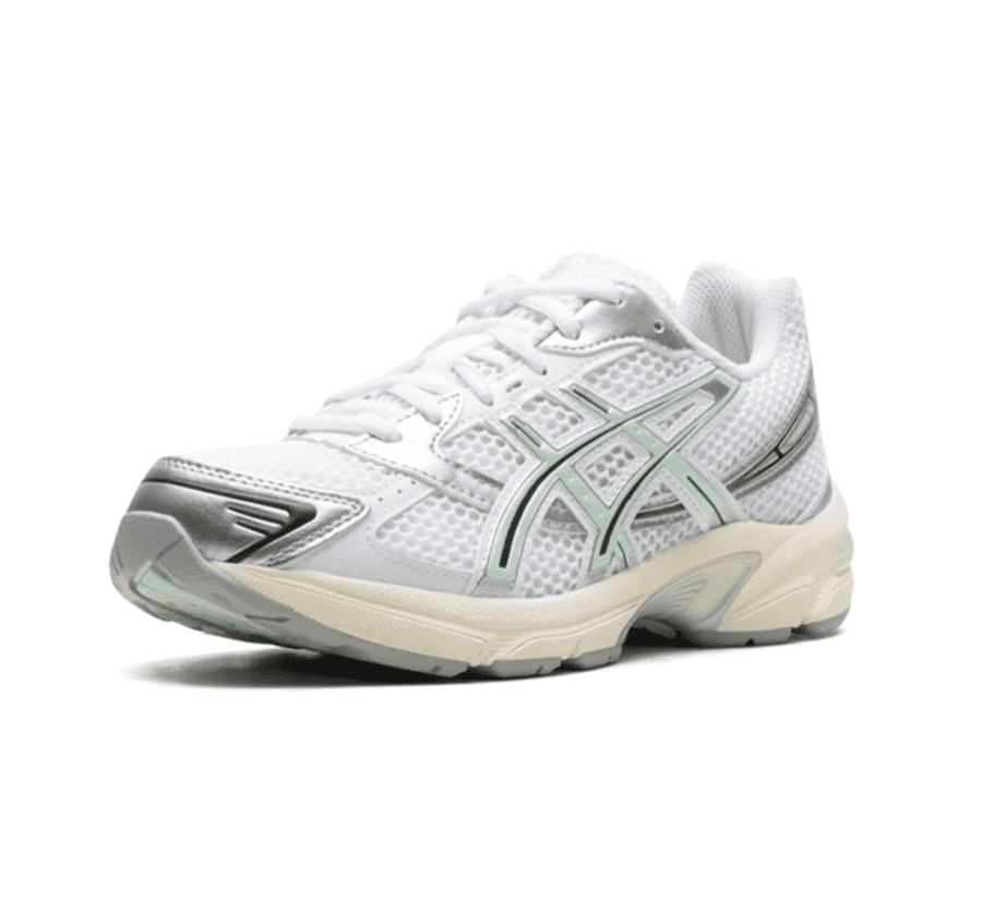 ASICS GEL-1130 White Mint Tint Damen 1202A164-120 einzelner Schuh seitlich