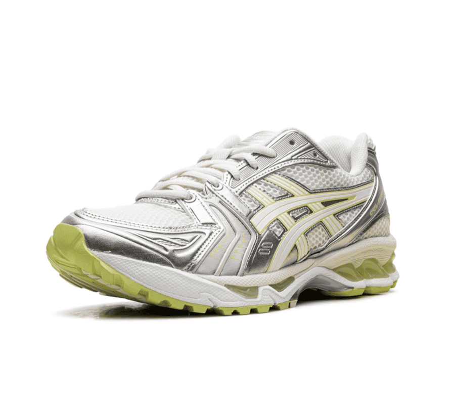 ASICS GEL-KAYANO 14 Cream Pistachio 1203A537-112 einzelner Schuh seitlich