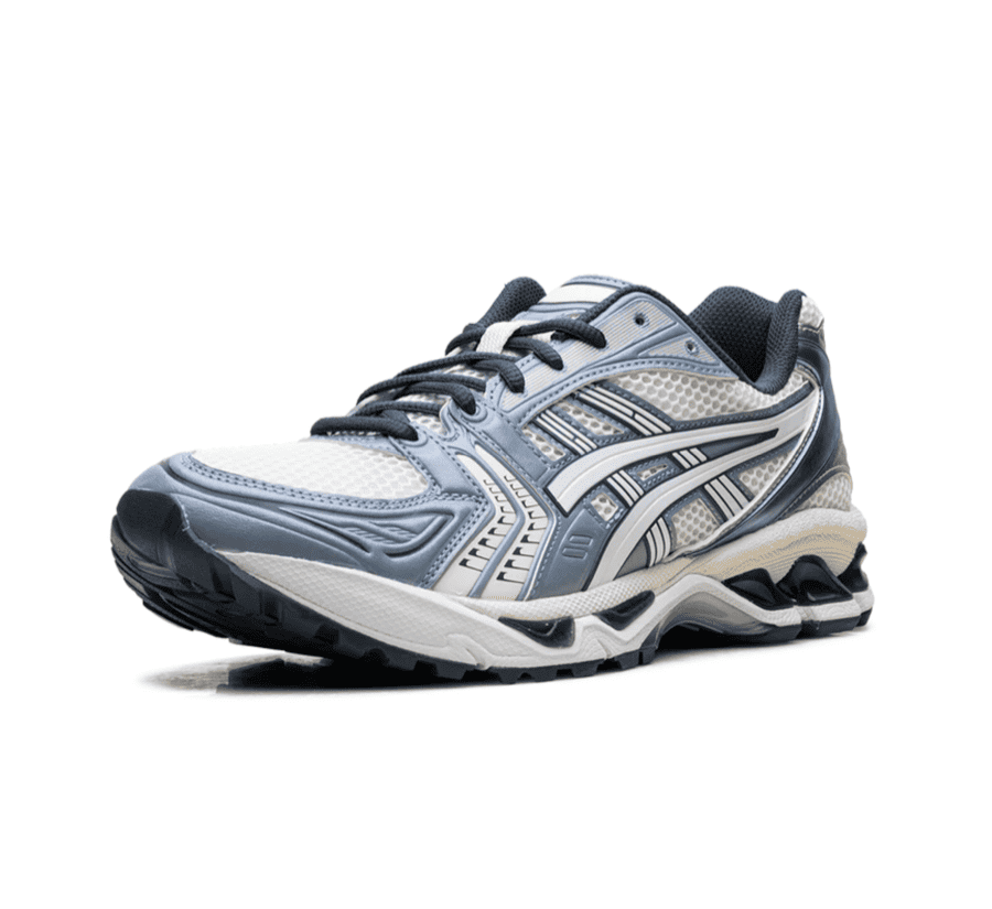 Asics Gel-Kayano 14 Cream Raw Indigo - weiß blauer Sneaker