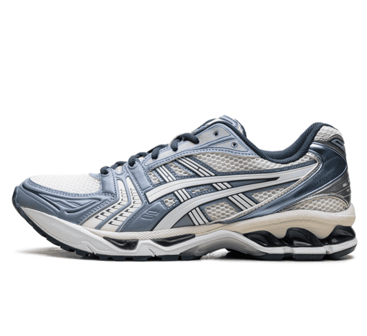 Asics Gel-Kayano 14 Cream Raw Indigo - weiß blauer Sneaker