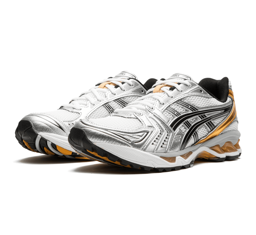 Asics white gold cheap