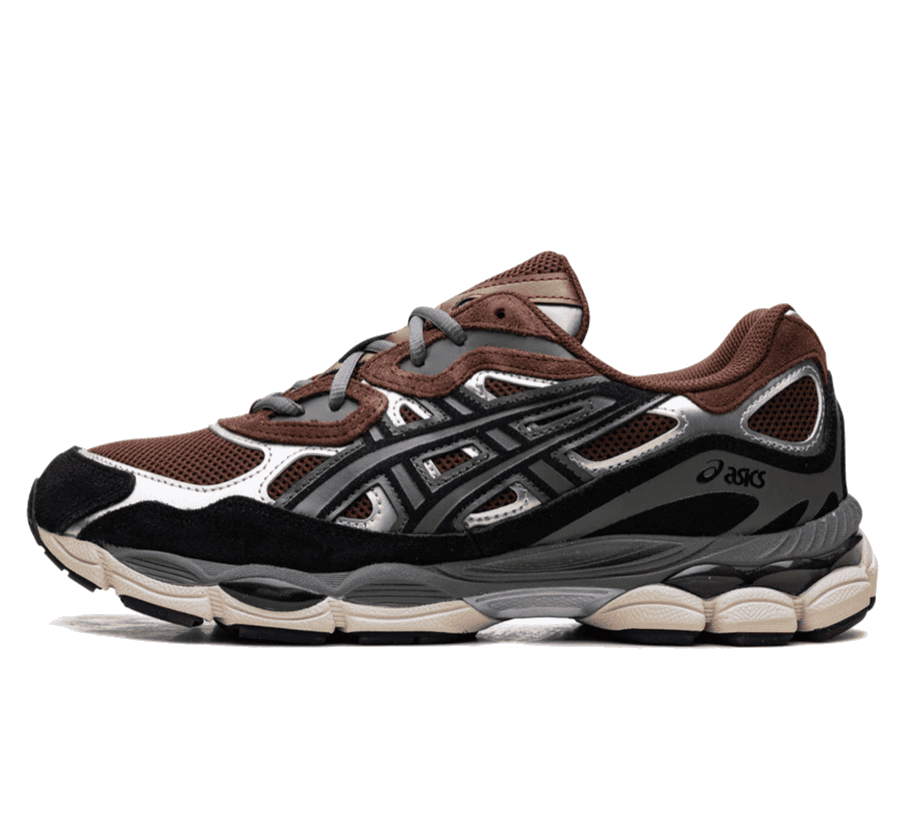 Asics Gel-NYC Reddish Brown - schwarz brauner Sneaker