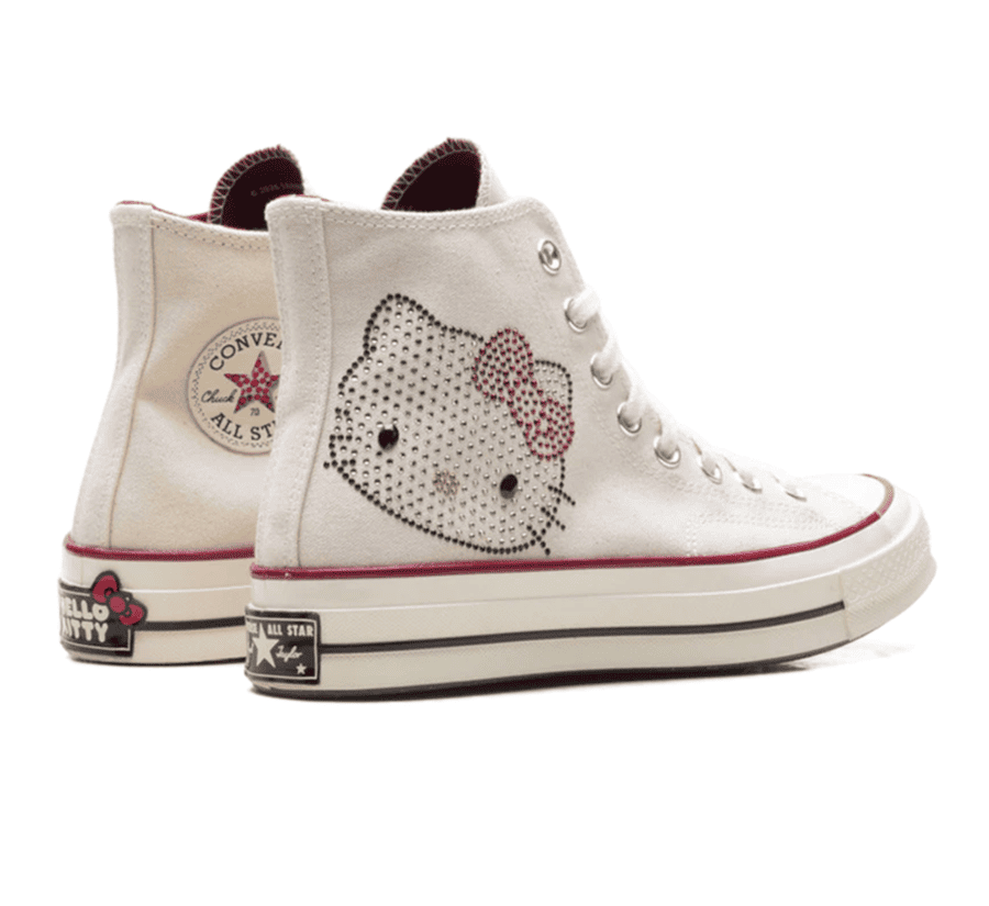 Converse Chuck Taylor 70 High Hello Kitty Swarovski Sneaker Paar hinten