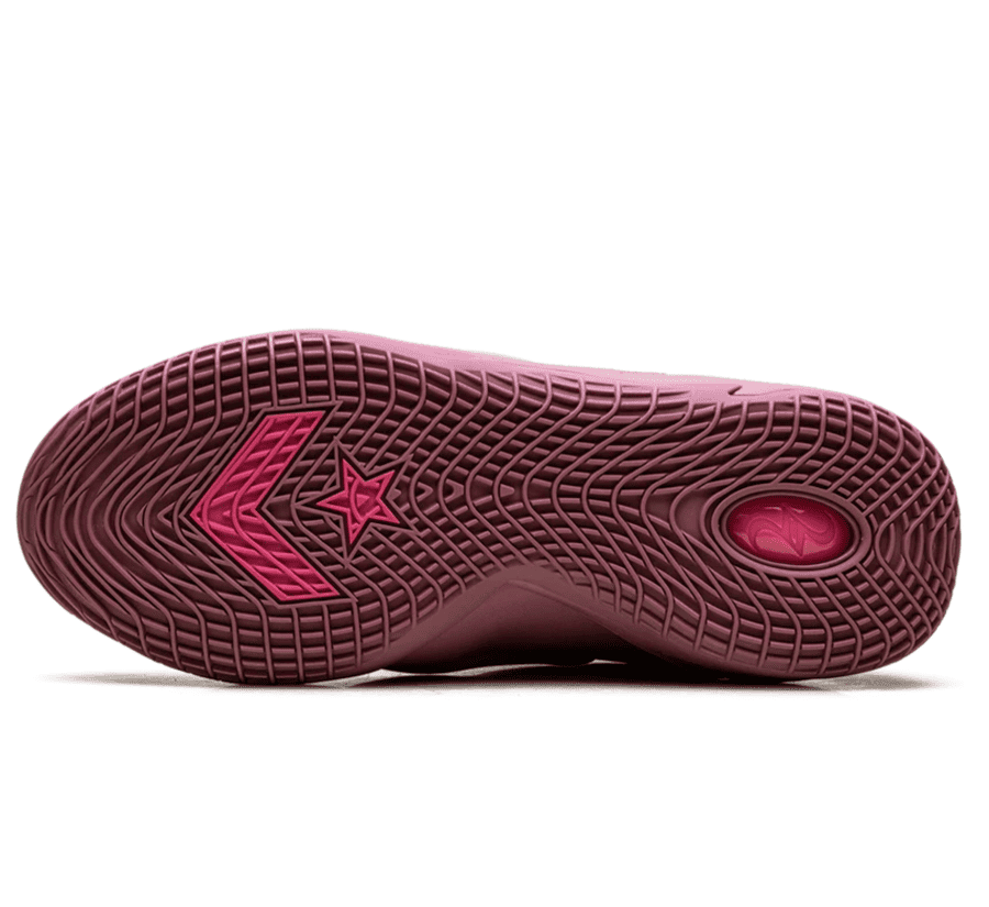 Converse SHAI 001 Lace Up Berry A24323C Outsole mit radialem Traktionsprofil