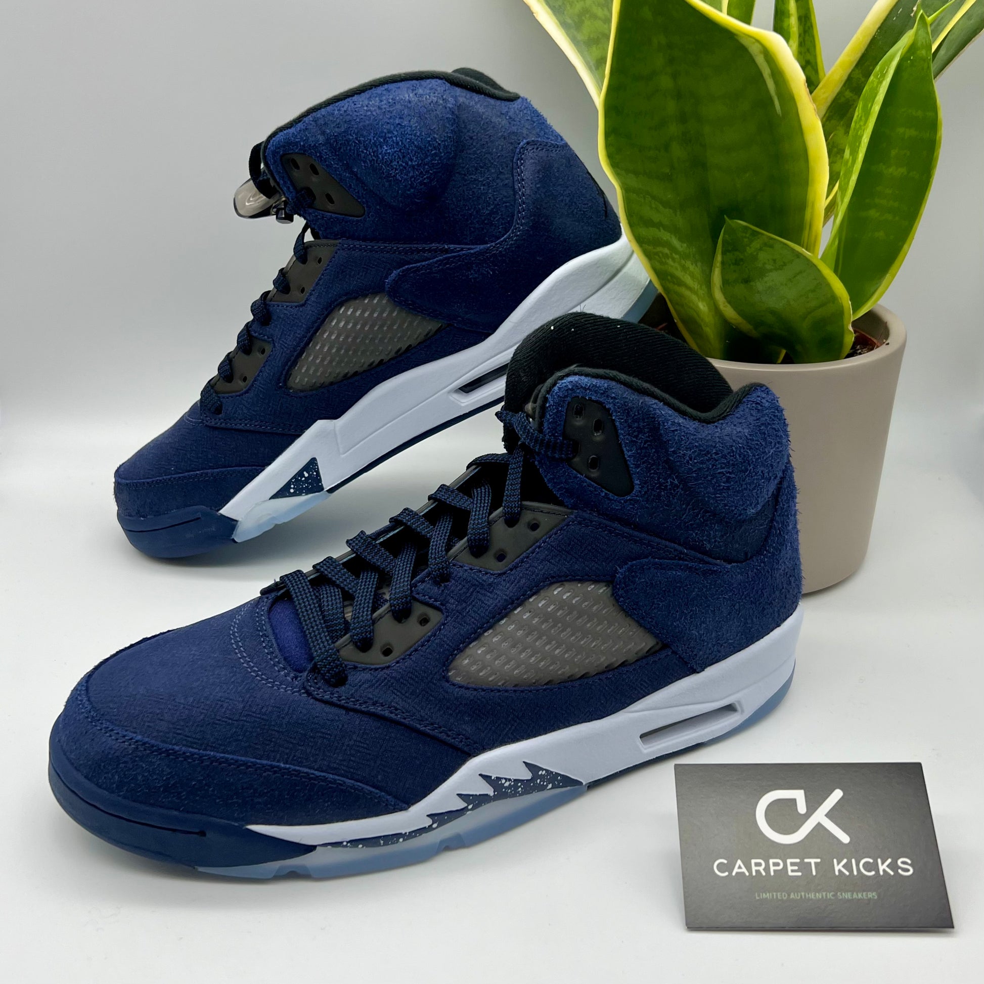 Air Jordan 5 Midnight Navy Neu Authentifiziert Unisex CARPET KICKS