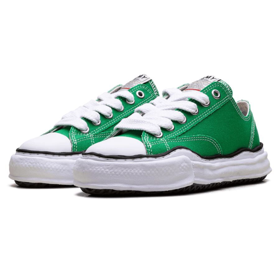 Maison Mihara Yasuhiro Peterson OG Sole Canvas Low CL Green - grüner Sneaker