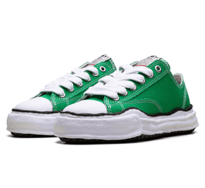 Maison Mihara Yasuhiro Peterson OG Sole Canvas Low CL Green - grüner Sneaker