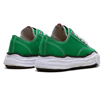Maison Mihara Yasuhiro Peterson OG Sole Canvas Low CL Green - grüner Sneaker