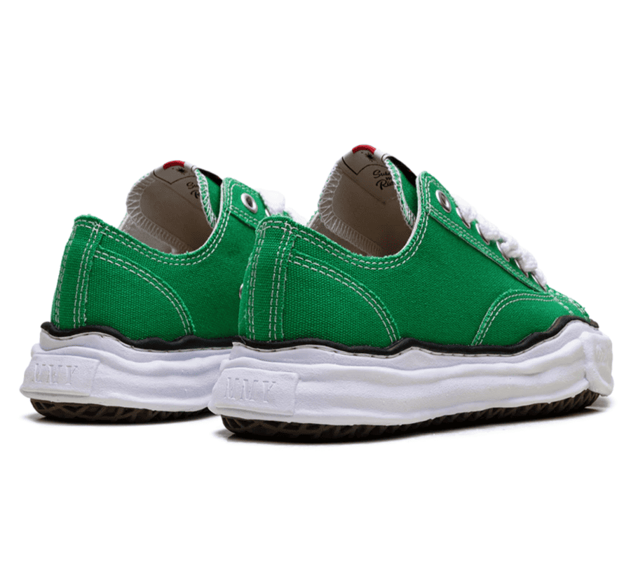 Maison Mihara Yasuhiro Peterson OG Sole Canvas Low CL Green - grüner Sneaker