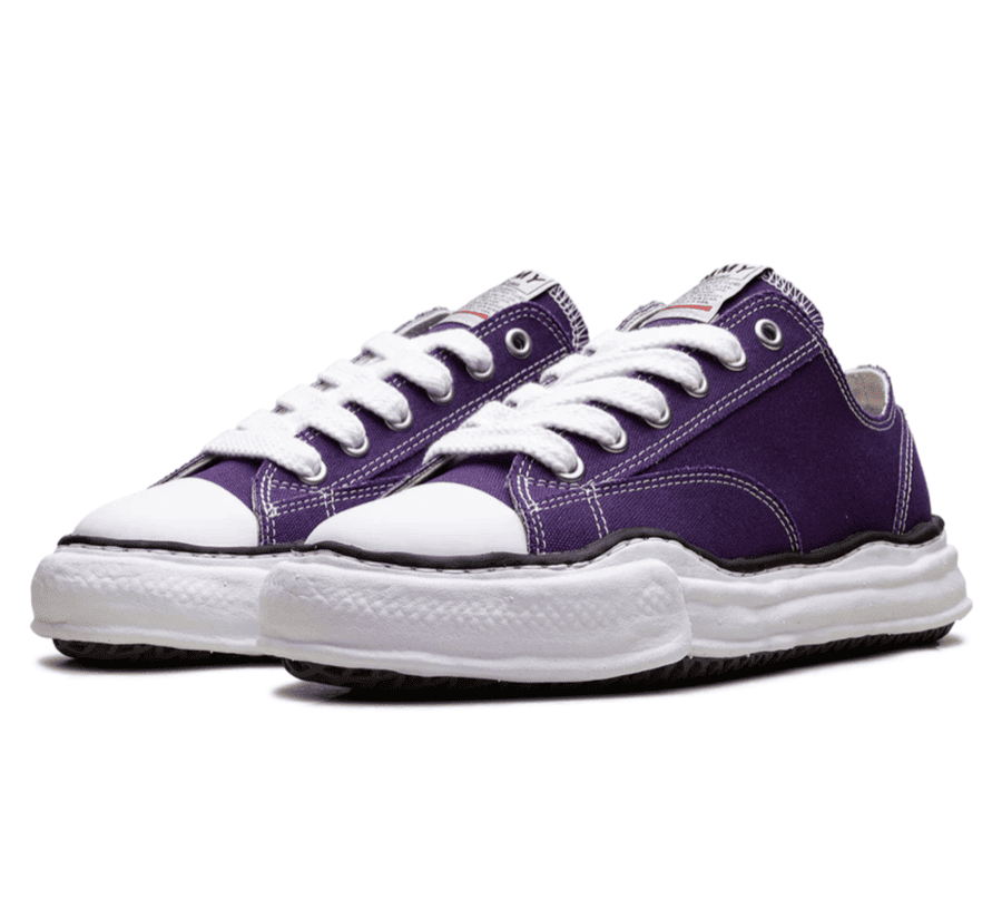 Maison Mihara Yasuhiro Peterson OG Sole Canvas Low Purple - lila Sneaker