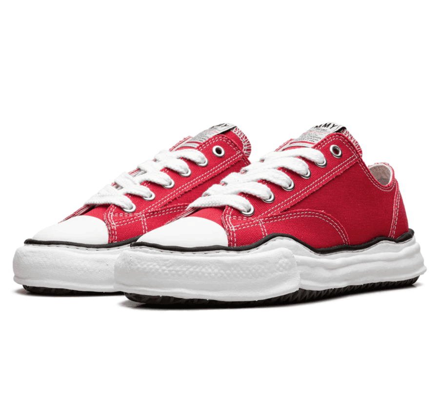 Maison Mihara Yasuhiro Peterson OG Sole Canvas Low Red - roter Sneaker