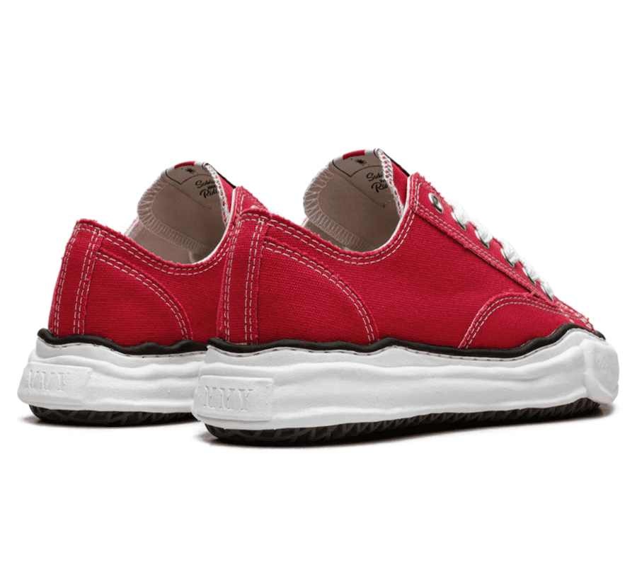 Maison Mihara Yasuhiro Peterson OG Sole Canvas Low Red - roter Sneaker