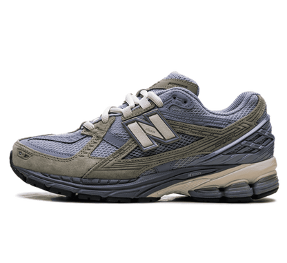 New Balance 1906U Slate Grey Sneaker Paar vorne Perspective blau grau