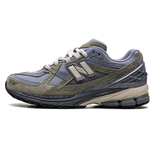 New Balance 1906U Slate Grey Sneaker Paar vorne Perspective blau grau