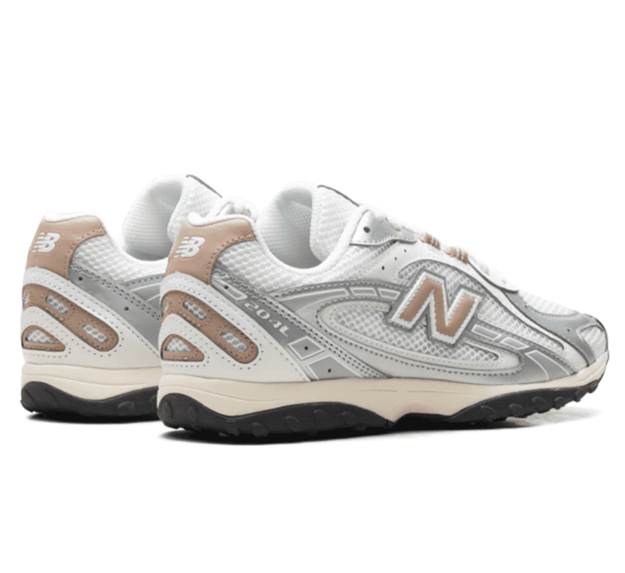 New Balance 204L Flat Taupe - silber beiger Sneaker