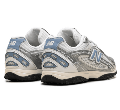 New Balance 204L Silver Metallic Sky - weiß blauer Sneaker