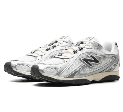 New Balance 204L Silver Metallic Black- weiß schwarzer Sneaker