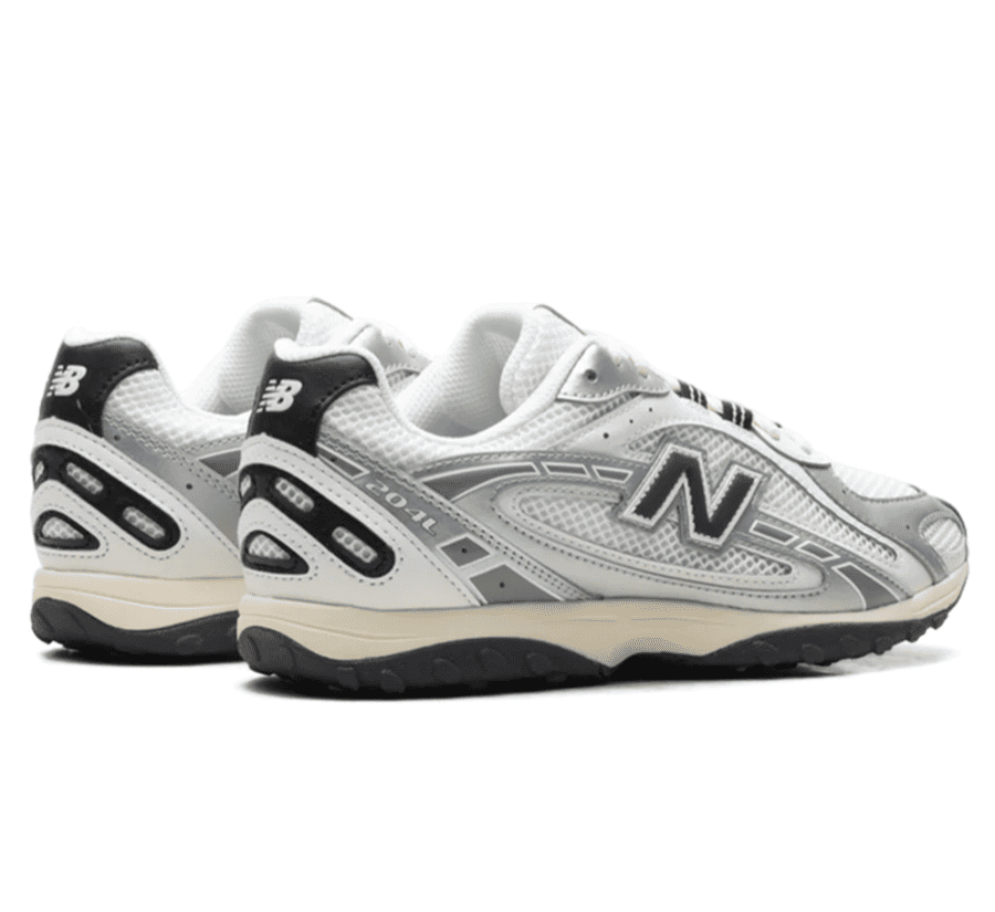 New Balance 204L Silver Metallic Black- weiß schwarzer Sneaker