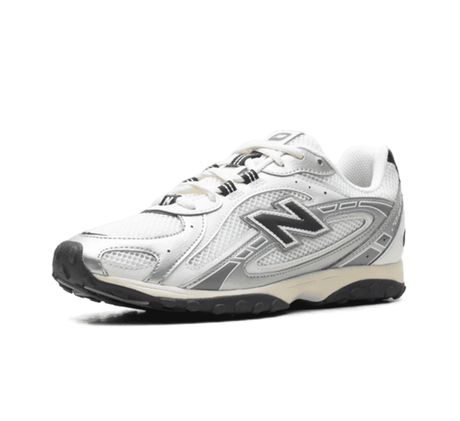 New Balance 204L Silver Metallic Black- weiß schwarzer Sneaker
