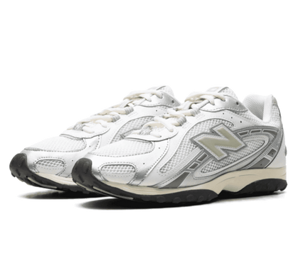 New Balance 204L Silver Metallic Sage Green - silber grüner Sneaker