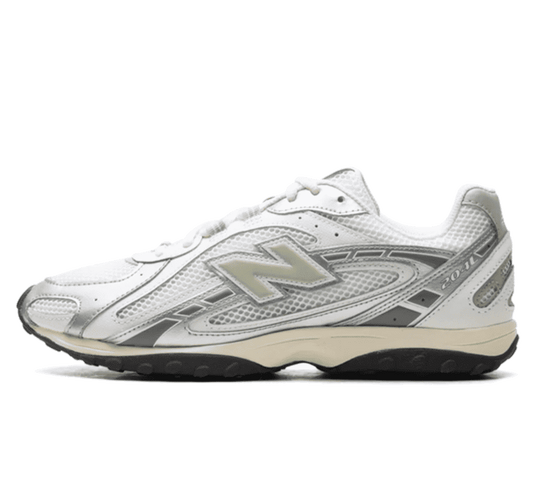 New Balance 204L Silver Metallic Sage Green - silber grüner Sneaker