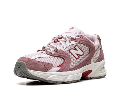 New Balance 530 Rosewood Pink NB Logo Seitenansicht